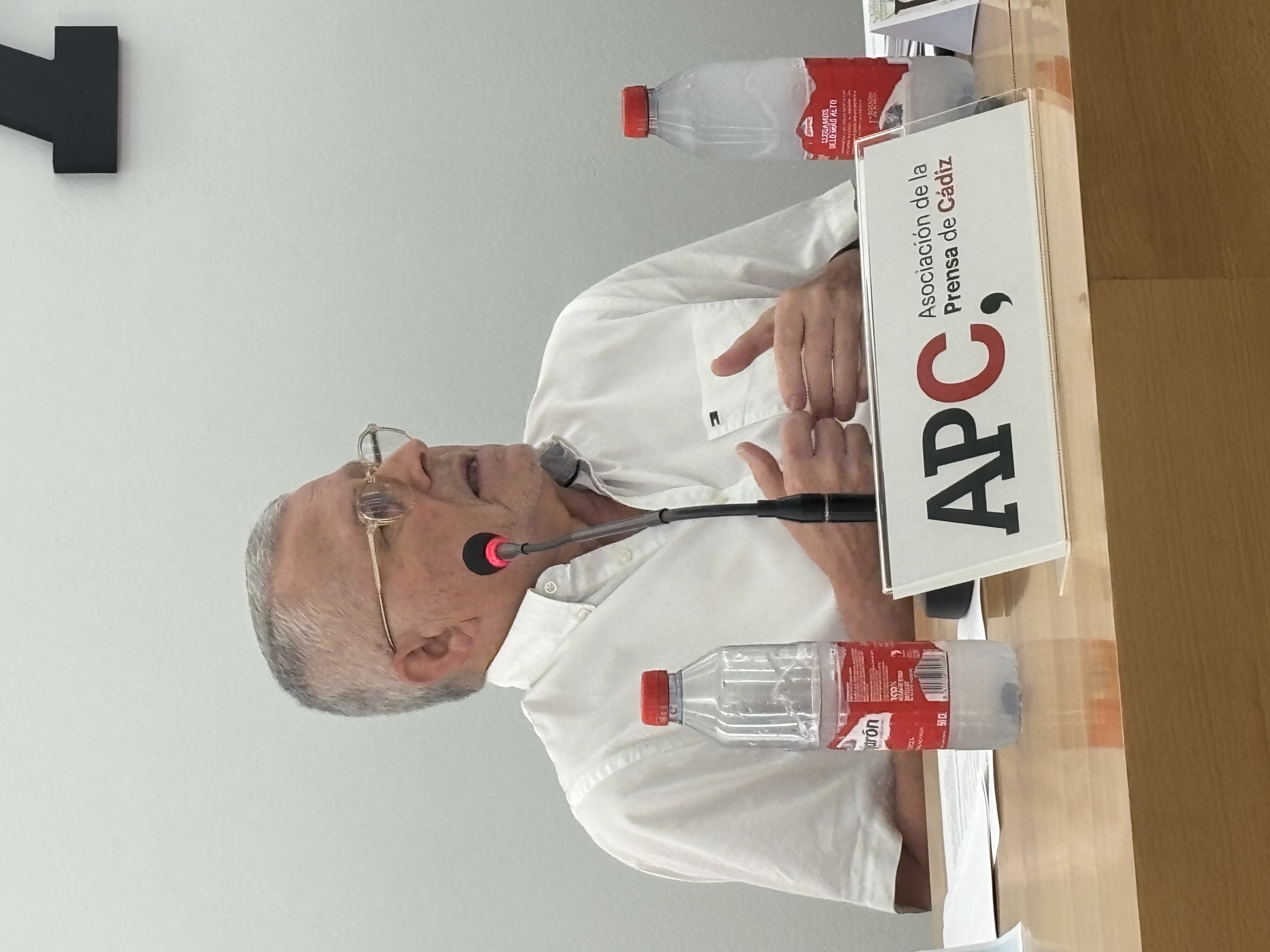 Enrique Moreno, durante su intervención en la mesa de debate